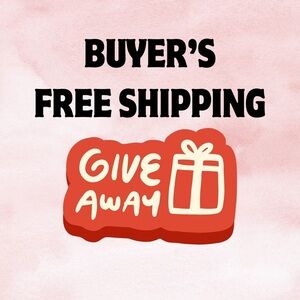📦BUYER’S‎ FREE SHIPPING GIVEAWAY 📦